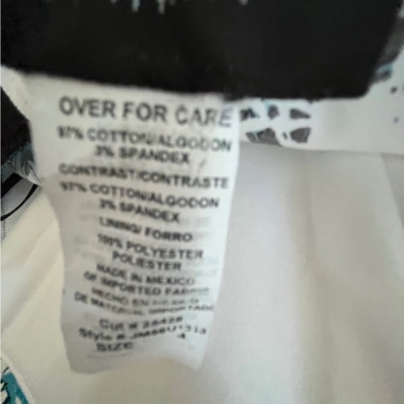 B. Smart Y2K Sleeveless Floral Formal Dress Umpire waist Blue and White Size 4 - Picture 12 of 13